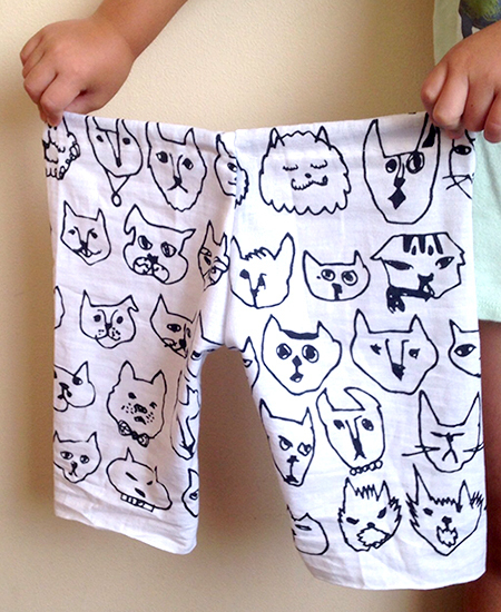 てぬぐいズボンの作り方。手縫いで作れて夏の着替えにも便利！