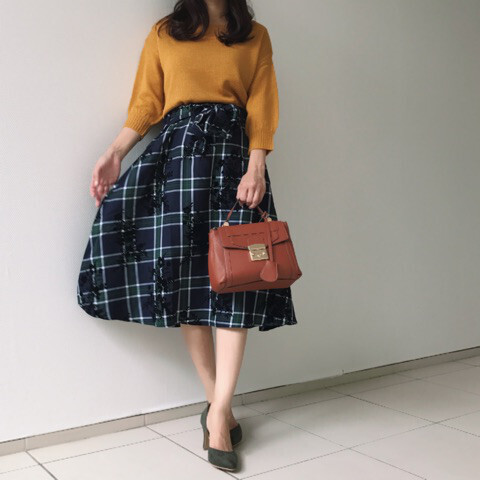 しまむらでかわいい「mer」＆キレイめ「HK」コーデ【しまりんごの毎日しまむらコーデ～アメブロトップブロガー～ Vol.9】