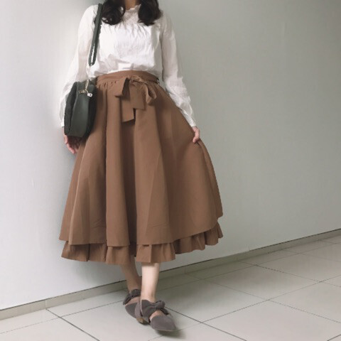 しまむらでかわいい「mer」＆キレイめ「HK」コーデ【しまりんごの毎日しまむらコーデ～アメブロトップブロガー～ Vol.9】