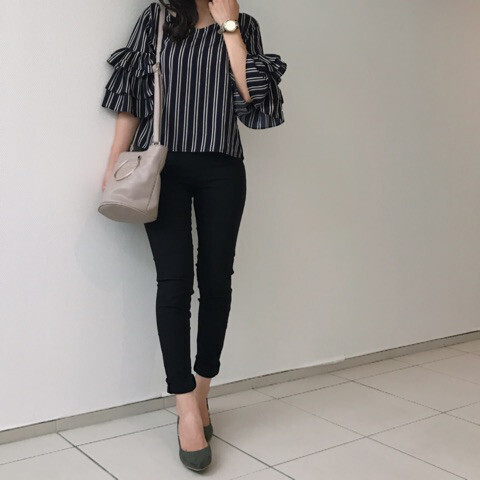 ウェーブタイプのコーデに挑戦。話題の骨格診断を試してみた！【しまりんごの毎日しまむらコーデ～アメブロトップブロガー～ Vol.10】