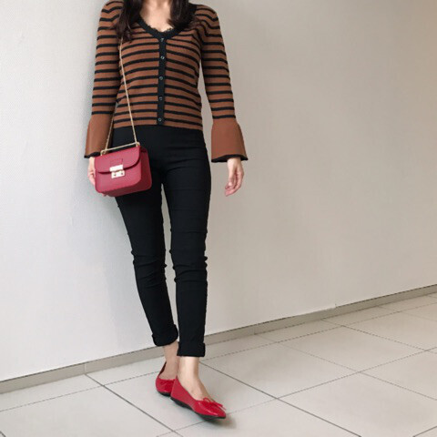 しまむらのレギンスで作る！ 細見えレディースコーデ【しまりんごの毎日しまむらコーデ～アメブロトップブロガー～ Vol.11】