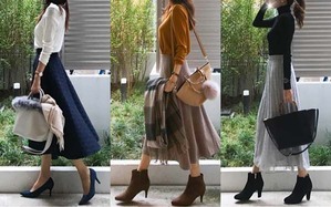 女性らしい細見えシルエット！　ユニ女のぴたふわ秀逸コーデ