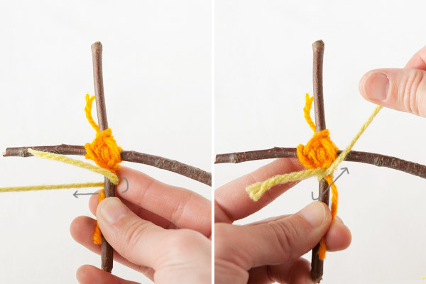 少ないスペースでも楽しめる！　ウォールツリーと毛糸のオーナメント【おうちで季節イベント お手軽アートレシピ Vol.27】