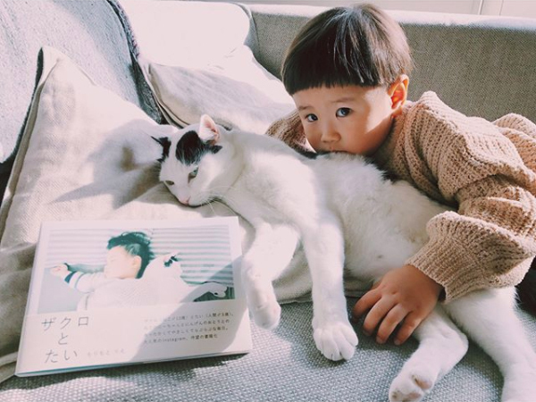 【いぬねこ うちのこ。】たいくん（3歳）と猫のザクロ／もりもとりえ さん