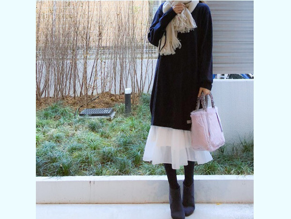 品よく仕上がる！ 万能カラー「ネイビー」で大人レディな着こなし術【ユニクロ大人コーデ～アメブロ30代ファッション1位 Hanaさん ～ Vol.18】