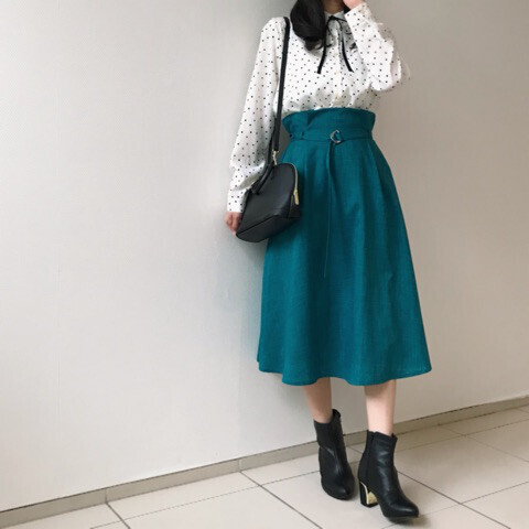 【しまむら春コーデ】花柄・ドットを、大人かわいく着こなす！【しまりんごの毎日しまむらコーデ～アメブロトップブロガー～ Vol.20】