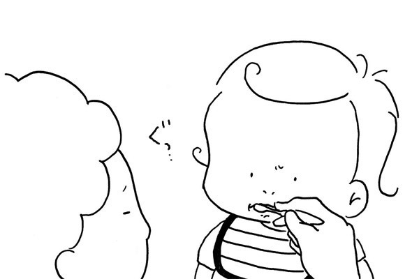 【子育てマンガ】保健師さん直伝の歯磨き技！ 嫌がる子供は観念させる?!