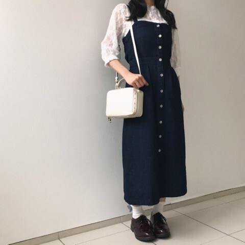 やっぱり万能！ しまむらデニムで春のおでかけコーデ【しまりんごの毎日しまむらコーデ～アメブロトップブロガー～ Vol.21】