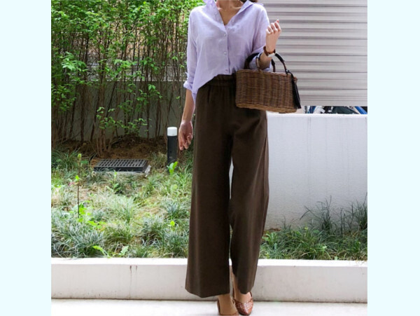 イエロー、パープル、グリーン！　色で遊ぶ初夏のフェミニンコーデ【ユニクロ大人コーデ～アメブロ30代ファッション1位 Hanaさん ～ Vol.25】