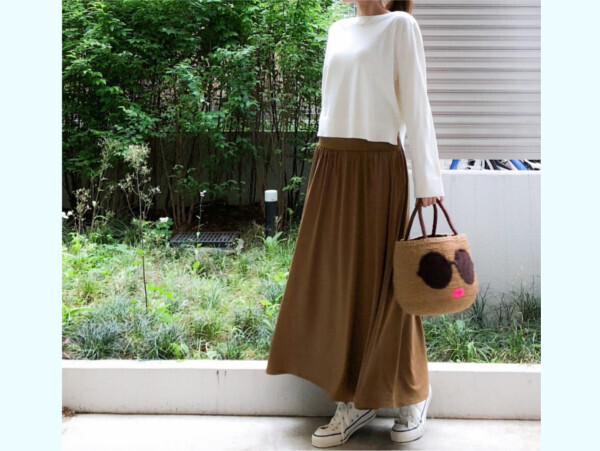 「アースカラー」で大人の落ち着き　ナチュラル美人コーデ【ユニクロ大人コーデ～アメブロ30代ファッション1位 Hanaさん ～ Vol.27】