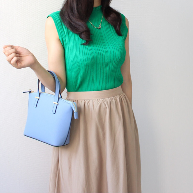 グリーン・ブルー系で清涼感アップ！  梅雨を乗り切る爽やかコーデ【しまりんごの毎日しまむらコーデ～アメブロトップブロガー～ Vol.27】