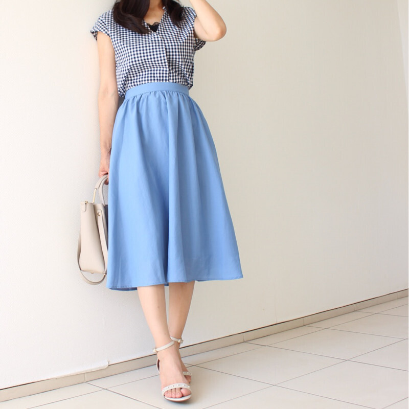 グリーン・ブルー系で清涼感アップ！  梅雨を乗り切る爽やかコーデ【しまりんごの毎日しまむらコーデ～アメブロトップブロガー～ Vol.27】