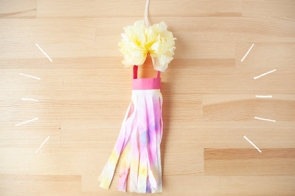 七夕飾りを子どもと手作り！　 簡単にできるにじみ絵の吹流し【昔ながらが”今”楽しい！レトロアートレシピ Vol.9】