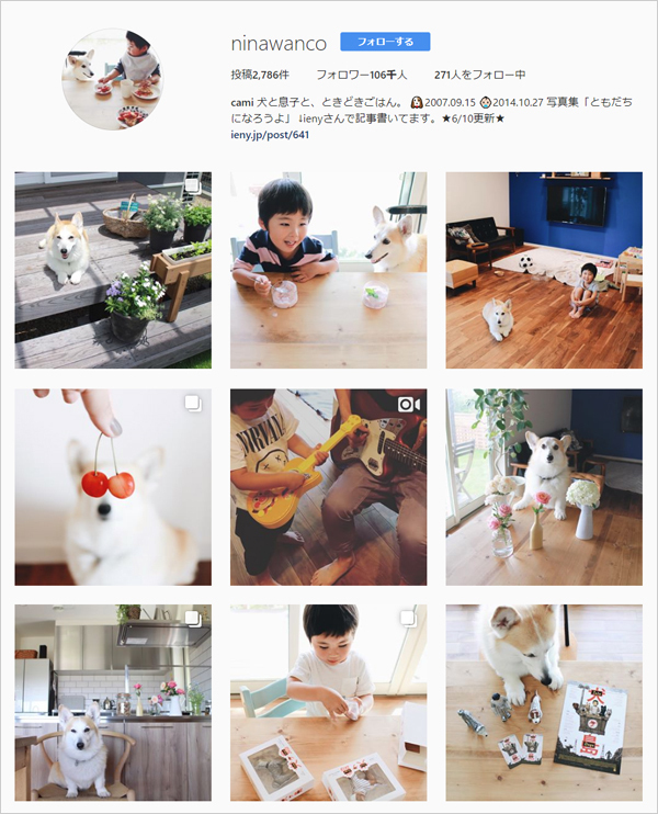 【いぬねこ うちのこ。】ようくん（3歳）とコーギーのニナちゃん／camiさん