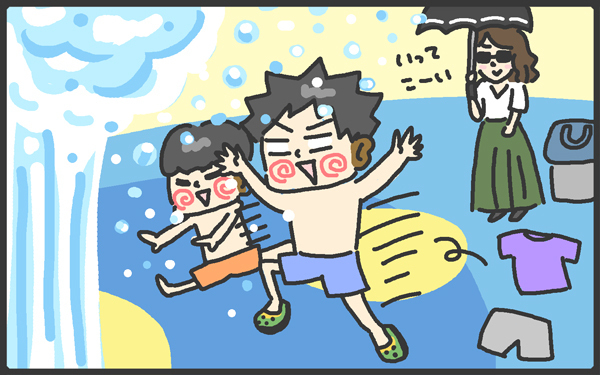 水遊びの持ち物！ とりあえずこれだけは持って行こう！【メンズかーちゃん～うちのやんちゃで愛おしいおさるさんの物語～ 第39回】
