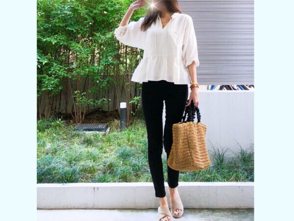 ユニクロの着やせアイテムですっきりコーデ。【ユニクロ大人コーデ～アメブロ30代ファッション1位 Hanaさん ～ Vol.30】