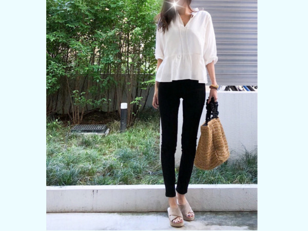 ユニクロの着やせアイテムですっきりコーデ。【ユニクロ大人コーデ～アメブロ30代ファッション1位 Hanaさん ～ Vol.30】