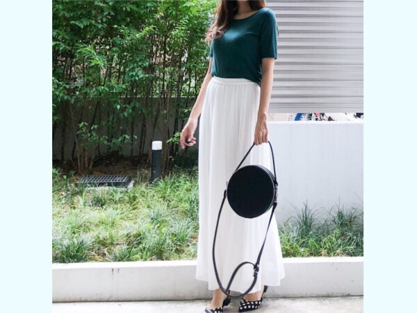 かろやかな揺れ感が上品！ ユニ女のふんわりスカートコーデ術【ユニクロ大人コーデ～アメブロ30代ファッション1位 Hanaさん ～ Vol.33】