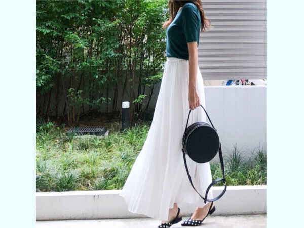 かろやかな揺れ感が上品！ ユニ女のふんわりスカートコーデ術【ユニクロ大人コーデ～アメブロ30代ファッション1位 Hanaさん ～ Vol.33】