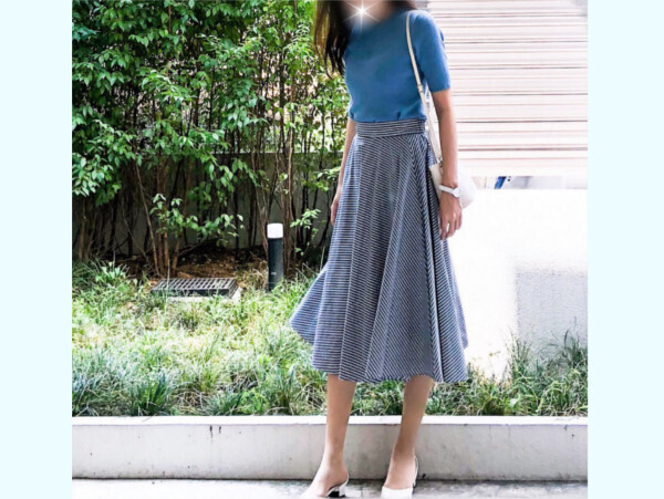 かろやかな揺れ感が上品！ ユニ女のふんわりスカートコーデ術【ユニクロ大人コーデ～アメブロ30代ファッション1位 Hanaさん ～ Vol.33】