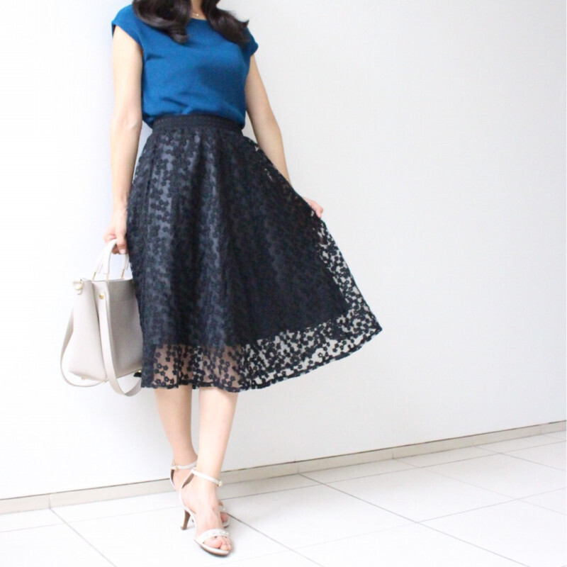 【GU・しまむら】“透け感”アイテムで、秋の軽やかフェミニンコーデ【しまりんごの毎日しまむらコーデ～アメブロトップブロガー～ Vol.32】