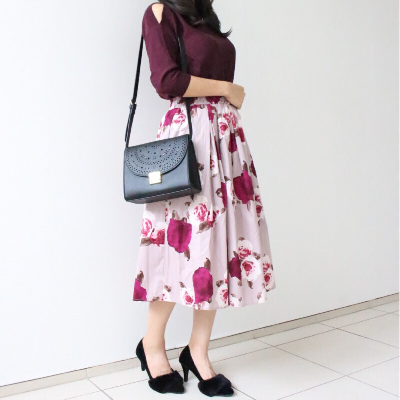 【GU・しまむら】大人の落ち着き！ しっとり“秋色”スカートコーデ【しまりんごの毎日しまむらコーデ～アメブロトップブロガー～ Vol.33】