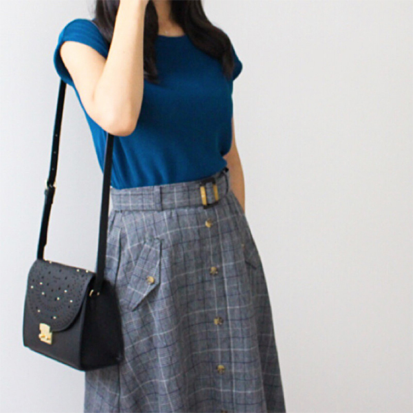 【GU・しまむら】大人の落ち着き！ しっとり“秋色”スカートコーデ【しまりんごの毎日しまむらコーデ～アメブロトップブロガー～ Vol.33】