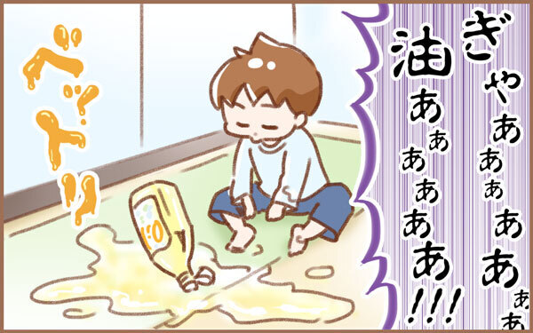 兄弟たちのブチまけ日記！ 油や砂やケチャップを掃除する母の気持ち… 【みつ＆みの すくすく兄弟劇場 第3話】