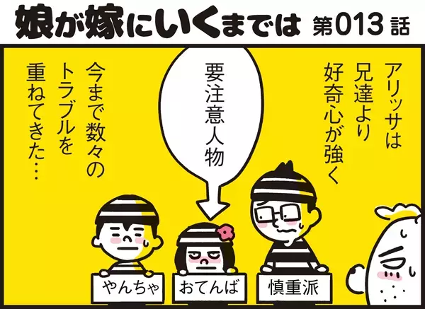 元気すぎる娘の行動にヒヤッとした！【パパン奮闘記 ～娘が嫁にいくまでは～ 第13話】