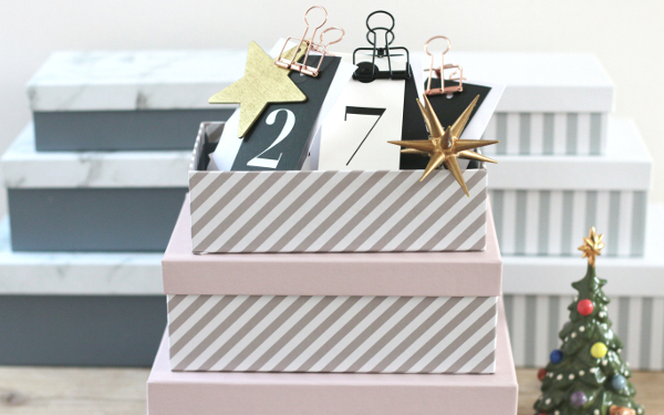 アドベントカレンダーを手作り！ お菓子や電車など好きなものを入れてみよう