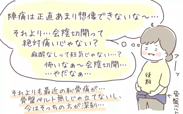 まるで体内でどんどん巨大化する鉄球…！ 強烈な恥骨痛に泣いた自然分娩【ゆるっとはなまる育児 第1話】