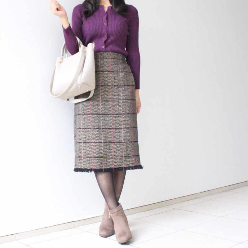 ママ友や同僚に大好評！【しまむら】 大人シックな秋冬スカートコーデ【しまりんごの毎日しまむらコーデ～アメブロトップブロガー～ Vol.36】