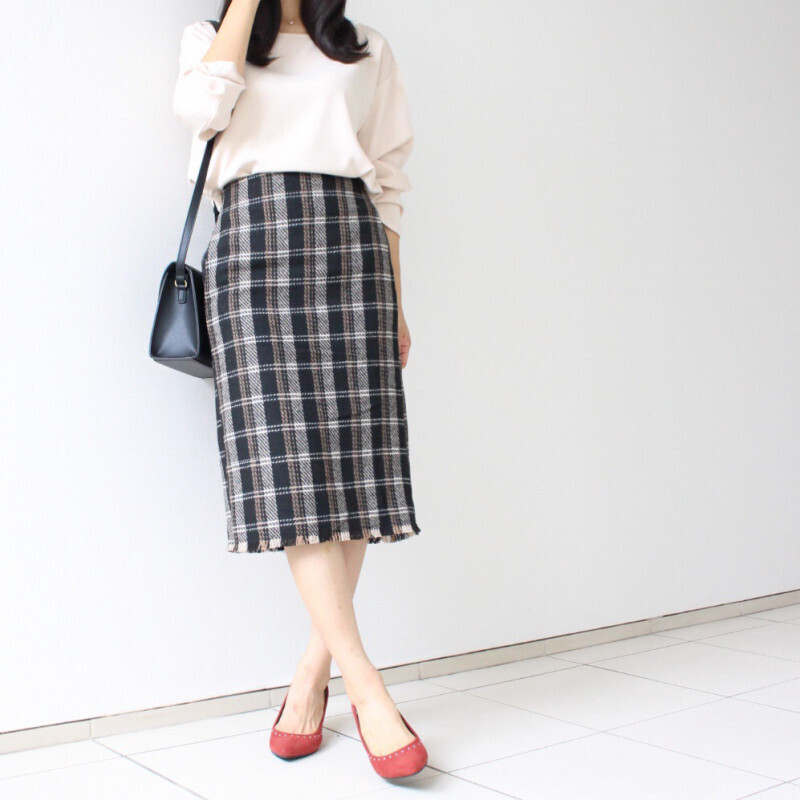 ママ友や同僚に大好評！【しまむら】 大人シックな秋冬スカートコーデ【しまりんごの毎日しまむらコーデ～アメブロトップブロガー～ Vol.36】