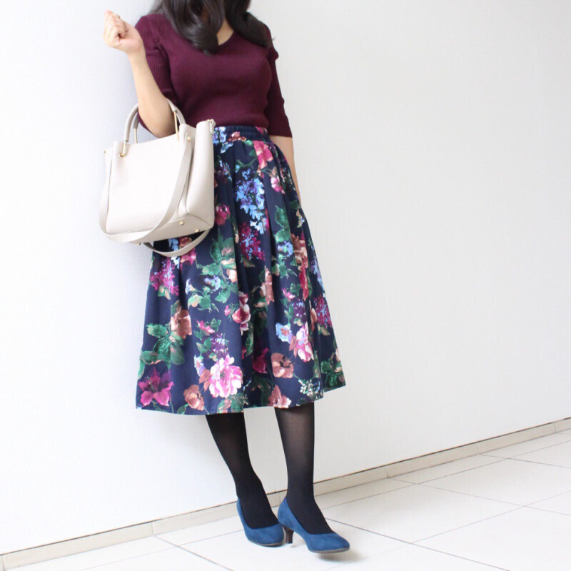 ママ友や同僚に大好評！【しまむら】 大人シックな秋冬スカートコーデ【しまりんごの毎日しまむらコーデ～アメブロトップブロガー～ Vol.36】