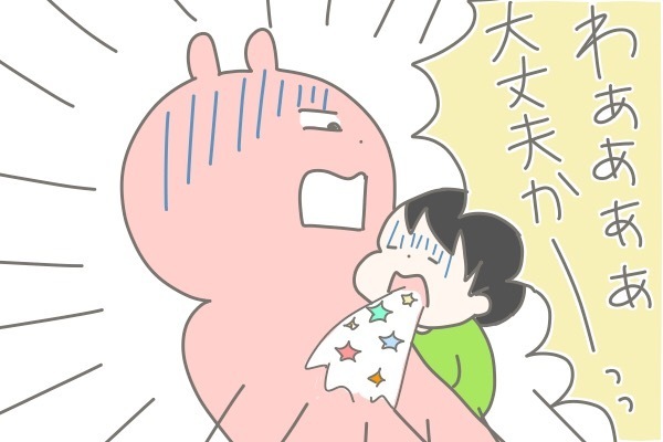 症状や消毒法など…長男から始まったわが家のノロウイルス感染記【産後太りこじらせ母日記 第11話】