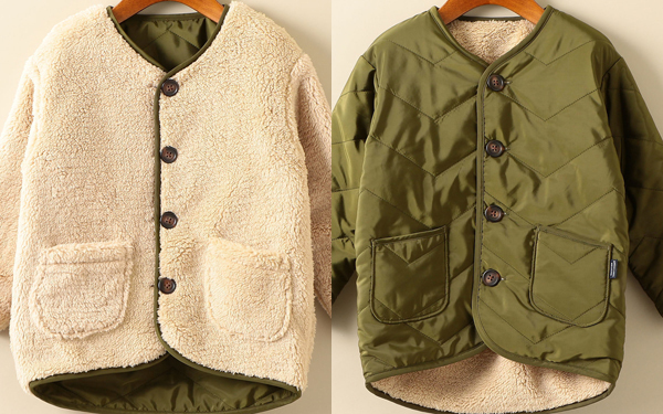 2018年失敗しないキッズアウター！　着回し抜群のリバーシブル・ボア