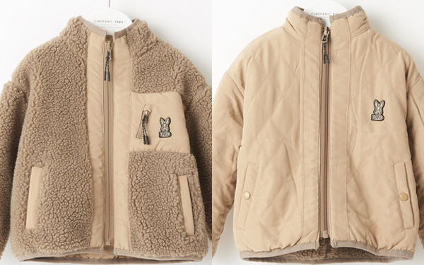 2018年失敗しないキッズアウター！　着回し抜群のリバーシブル・ボア