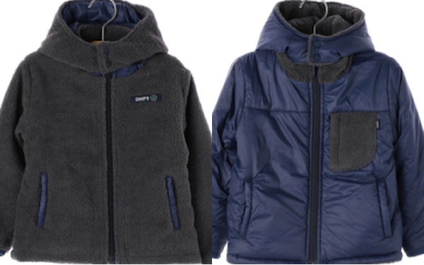 2018年失敗しないキッズアウター！　着回し抜群のリバーシブル・ボア