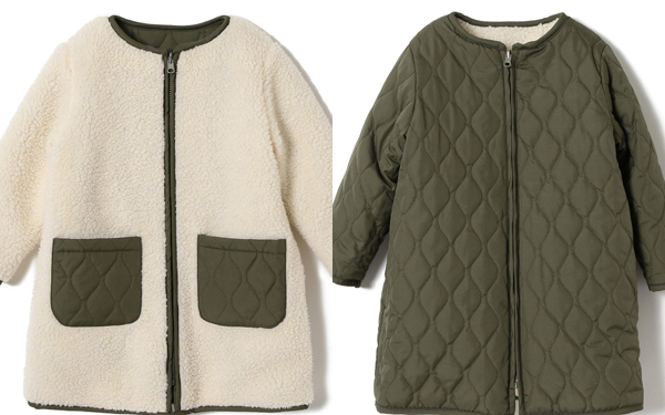 2018年失敗しないキッズアウター！　着回し抜群のリバーシブル・ボア