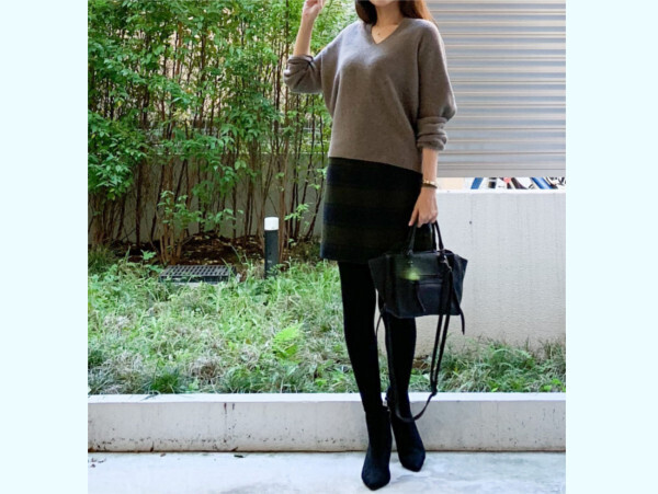 ユニクロ「技ありニット」が使える！ スッキリ脚長コーデ【ユニクロ大人コーデ～アメブロ30代ファッション1位 Hanaさん ～ Vol.39】