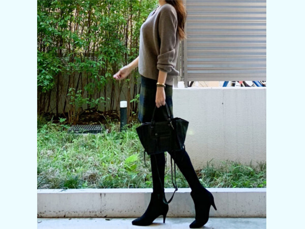 ユニクロ「技ありニット」が使える！ スッキリ脚長コーデ【ユニクロ大人コーデ～アメブロ30代ファッション1位 Hanaさん ～ Vol.39】