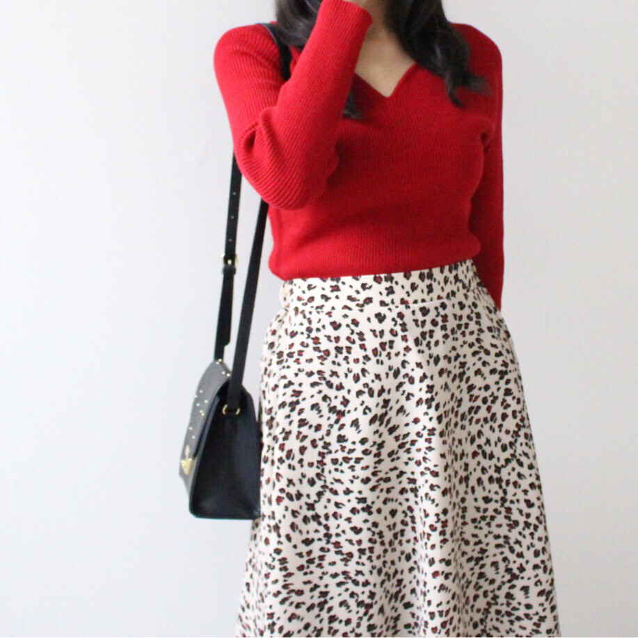 【2018秋冬】注目の「レオパード柄」でフェミニンコーデ【しまりんごの毎日しまむらコーデ～アメブロトップブロガー～ Vol.37】