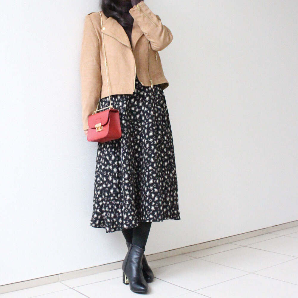 【2018秋冬】注目の「レオパード柄」でフェミニンコーデ【しまりんごの毎日しまむらコーデ～アメブロトップブロガー～ Vol.37】