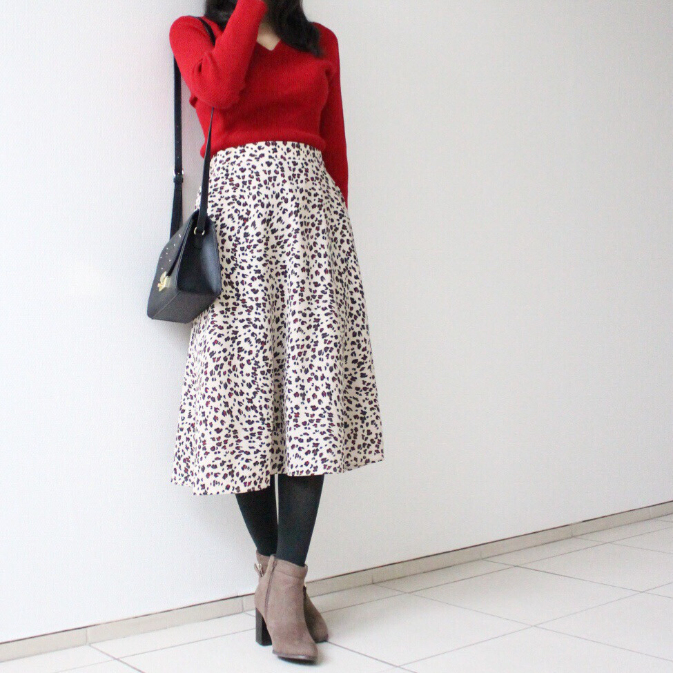 【2018秋冬】注目の「レオパード柄」でフェミニンコーデ【しまりんごの毎日しまむらコーデ～アメブロトップブロガー～ Vol.37】