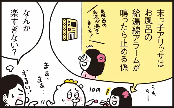 家事が円滑に進むお小遣い制度　末っ子アリッサの日課　【パパン奮闘記 ～娘が嫁にいくまでは～ 第20話】