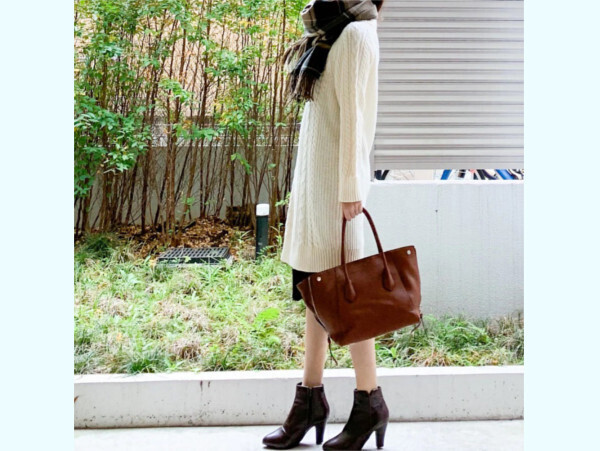 着太りの心配なし！ ユニクロ「ニットワンピ」細見えコーデ【ユニクロ大人コーデ～アメブロ30代ファッション1位 Hanaさん ～ Vol.40】