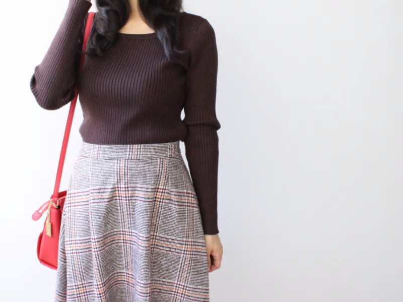 【プチプラ】冬の「シンプルニット」、着回し＆着心地のよさを比較！【しまりんごの毎日しまむらコーデ～アメブロトップブロガー～ Vol.38】