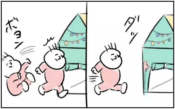 将来はパリピなの？ キッズテントを手に入れた1歳児【とまぱんのゴロ寝日記 第1話】 