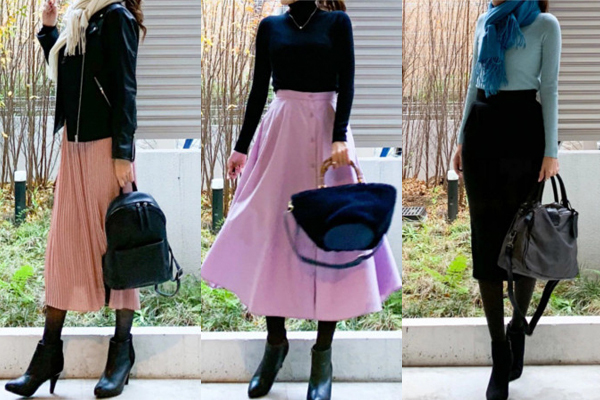 【ユニクロ】媚びない甘さ！「黒」が効いている、大人の春色スタイル【ユニクロ大人コーデ～アメブロ30代ファッション1位 Hanaさん ～ Vol.43】