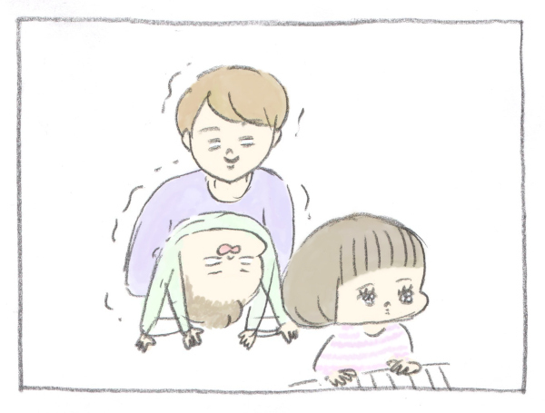 下の子を連れて習い事に通うのって…大変！【ぎゅうにゅう日記 第4話】